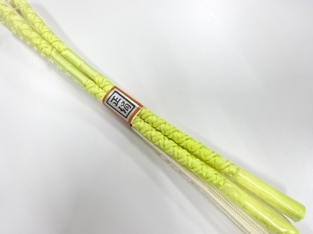 JAPANESE KIMONO / UNUSED HAND-TIED OBIJIME